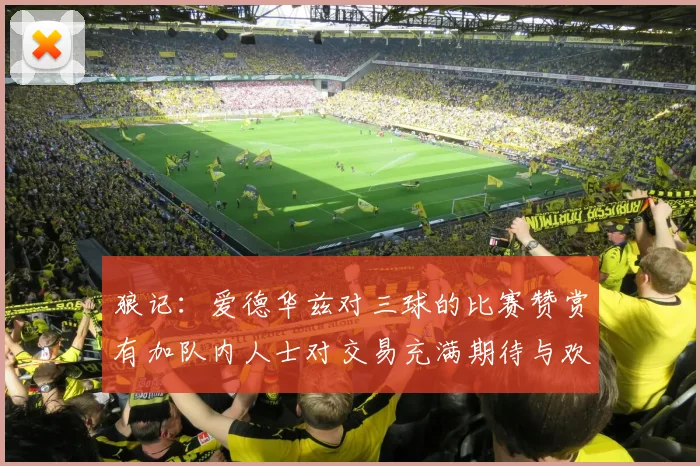 狼记：爱德华兹对三球的比赛赞赏有加队内人士对交易充满期待与欢欣