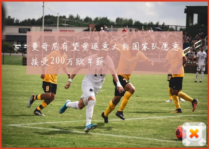 曼奇尼有望重返意大利国家队愿意接受200万欧年薪
